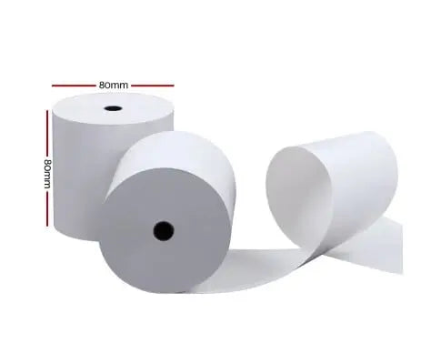 80mm x 80mm Thermal Rolls FSC BPA Free (Box of 100) Thermal Rolls
