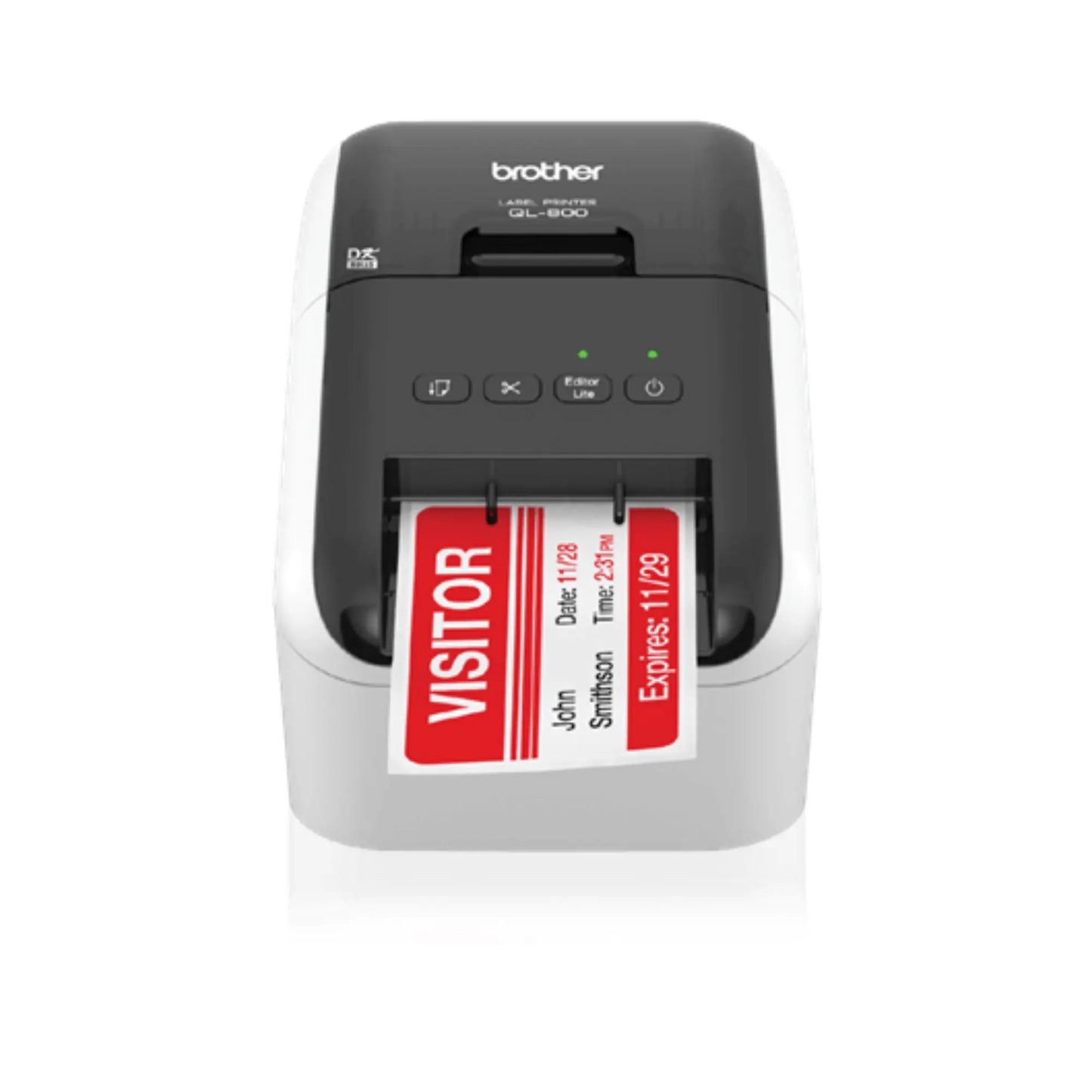 Brother QL-800 Professional Label Printer – High-Speed & Dual-Color Printing