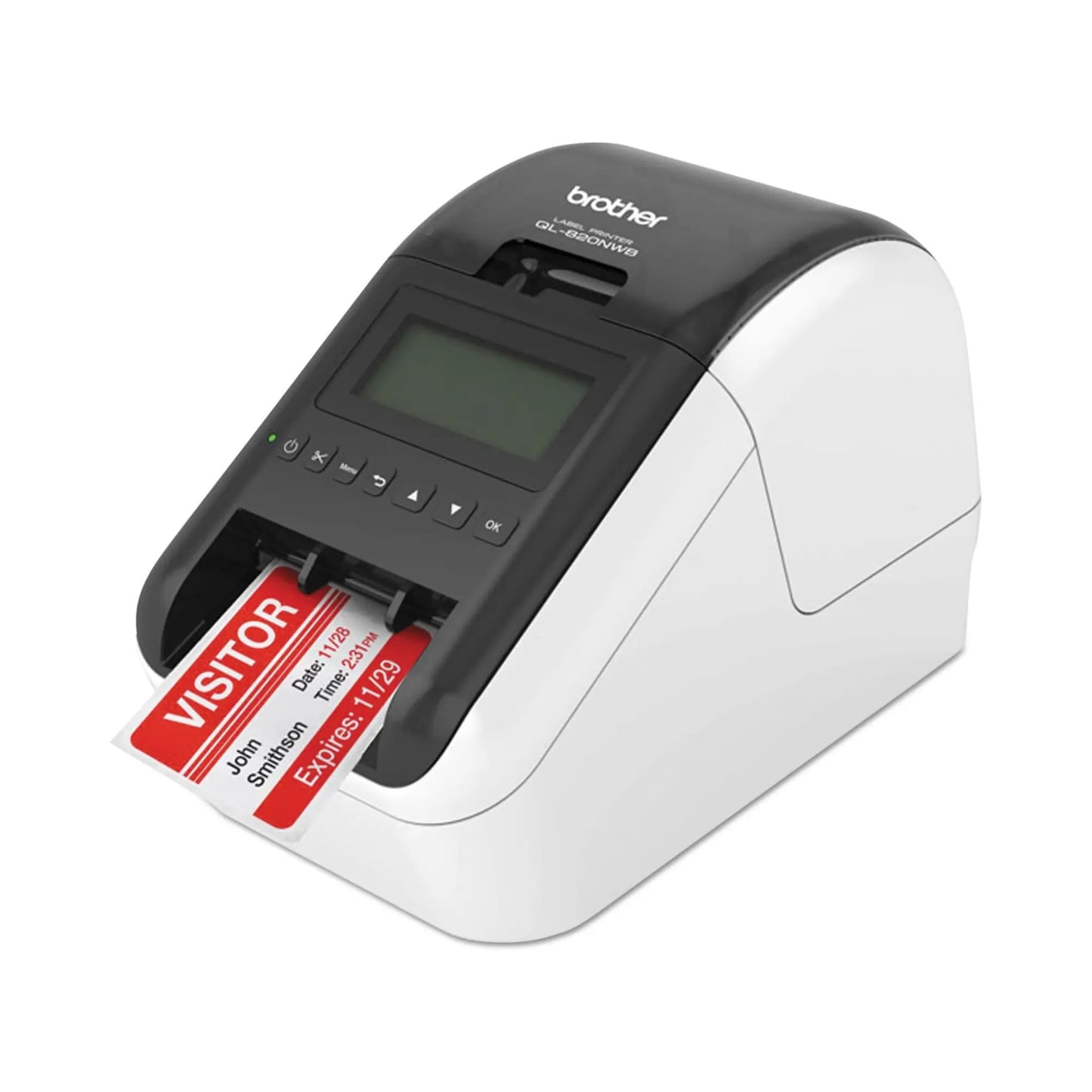 Brother QL-820NWB Label Printer – High-Speed, Versatile, and Wireless Label Printing