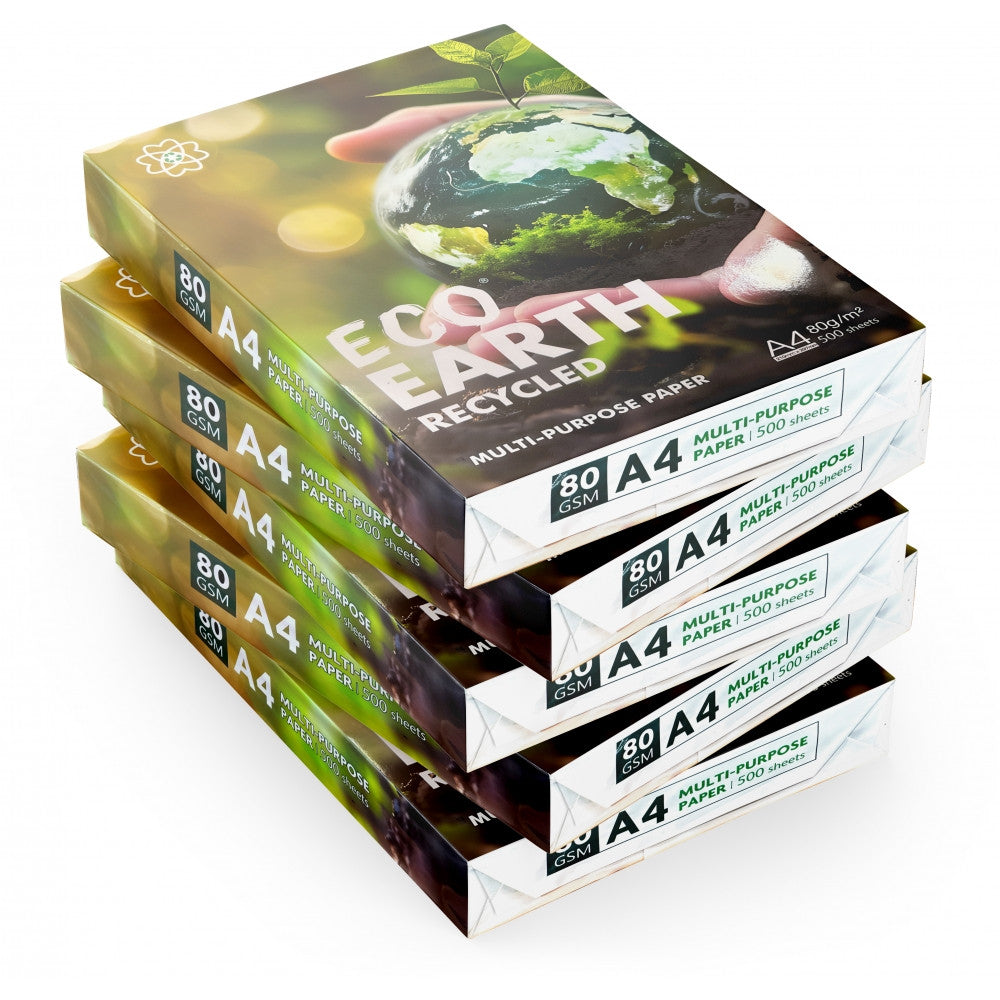 A4 80GSM Eco Earth Recycled Double A