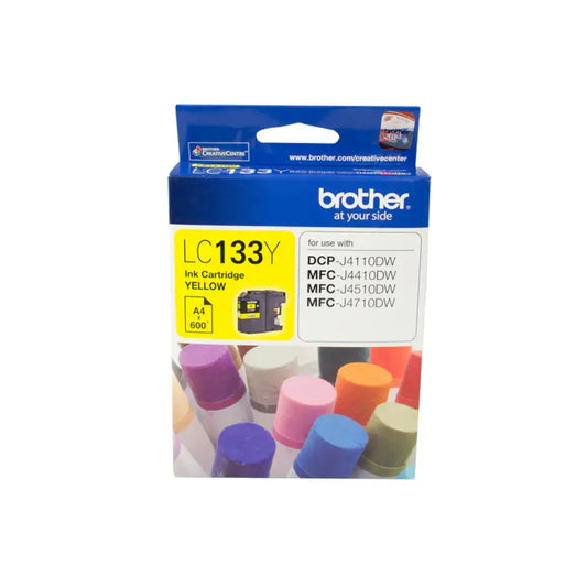 Brother B133Y Ink Cartridge – High-Yield, Vibrant Yellow & Reliable Performance