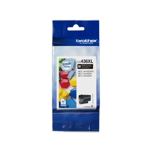 Brother B436XLB Ink Cartridge – Extra High-Yield, Deep Black & Reliable Performance