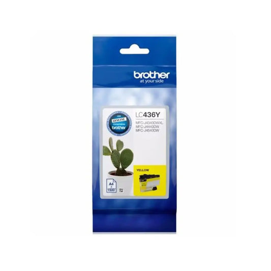 Brother B436Y Ink Cartridge – High-Yield, Vibrant Yellow & Reliable Performance