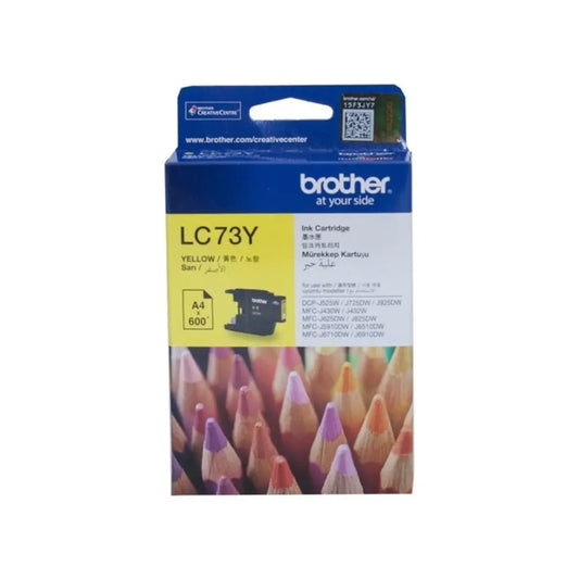 Brother B73Y Ink Cartridge – High-Yield, Vibrant Yellow & Reliable Performance