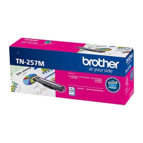 Brother TN-257 Genuine Magenta Toner Cartridge