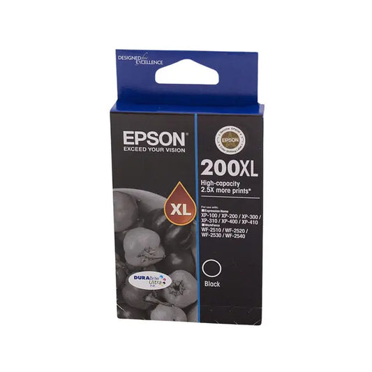Epson E200BXL Ink Cartridge – High-Yield, Deep Black & Reliable Performance