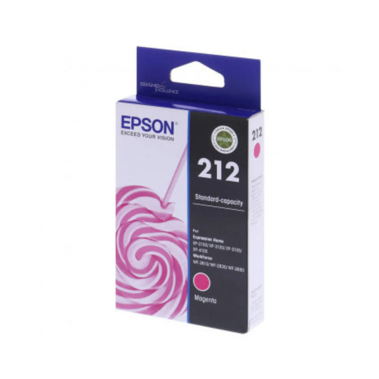 Epson E212M Ink Cartridge – Standard-Yield, Vivid Magenta & Reliable Performance
