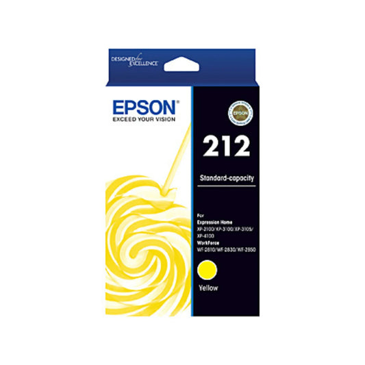 Epson E212Y Ink Cartridge – Standard-Yield, Vibrant Yellow & Reliable Performance
