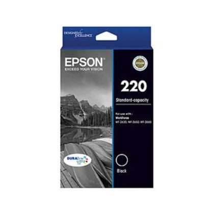 Epson E220B Ink Cartridge – High-Yield, Deep Black & Reliable Performance