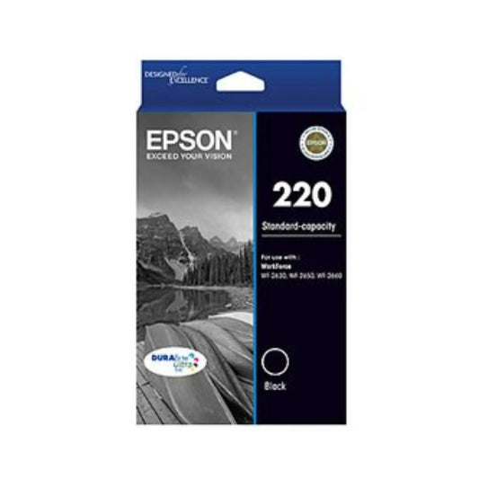Epson E220B Ink Cartridge – High-Yield, Deep Black & Reliable Performance
