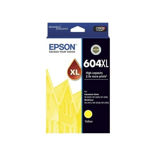 Epson E604YXL Ink Cartridge – High-Yield, Vibrant Yellow & Reliable Performance