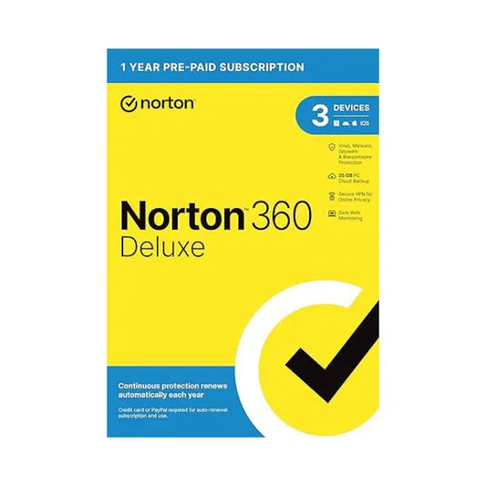 Norton 360 Standard – 1 Device, 3 Years (NORT360STANDARD1U3D) – Advanced Security & Privacy Protection