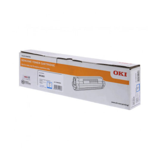 Oki O853C Genuine Cyan Laser Toner Cartridge