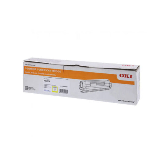 Oki O873Y Genuine Yellow Laser Toner Cartridge
