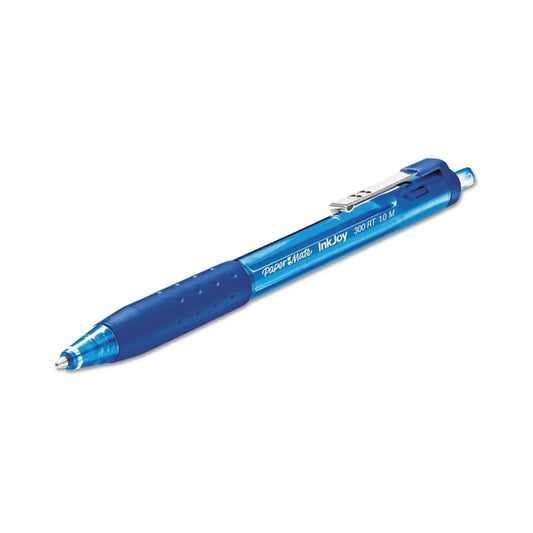 PaperMate InkJoy 300RT Ballpoint Pens – Blue (Pack of 12) | Smooth & Reliable Writing