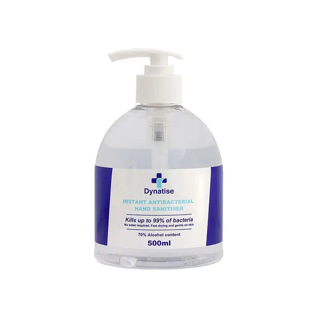 Dynatise Hand Sanitiser Gel – 500ml Pump Bottle | Fast & Effective Protection