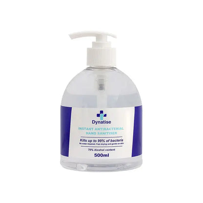 Dynatise Hand Sanitiser Gel – 500ml Pump Bottle | Fast & Effective Protection