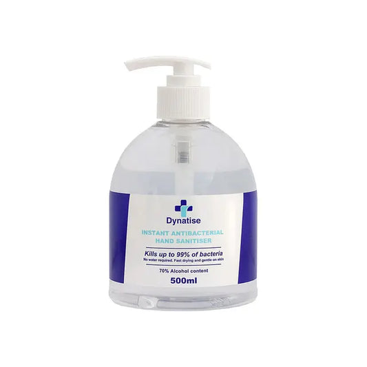 Dynatise Hand Sanitiser Gel – 500ml Pump Bottle | Fast & Effective Protection