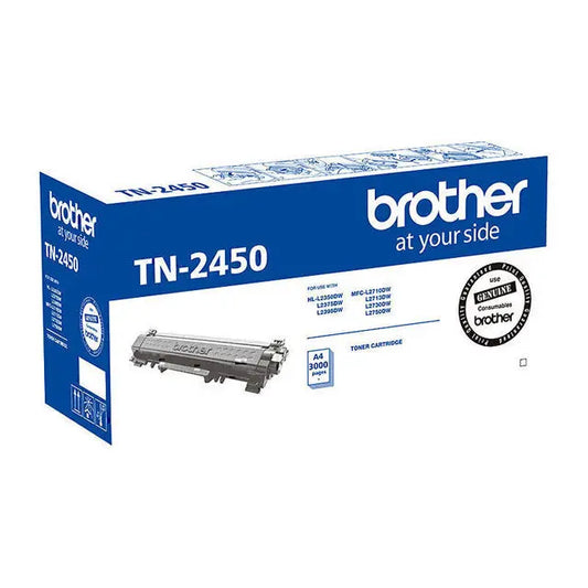 Brother TN2450 Toner Cartridge Black – Reliable, Professional Printing